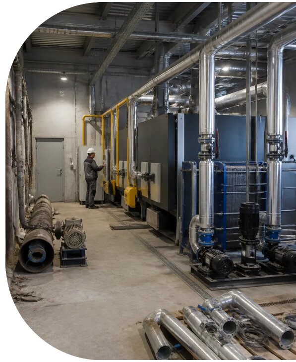 Реконструкция котельной в Туле от 152535 р. | АПаруса-Тул